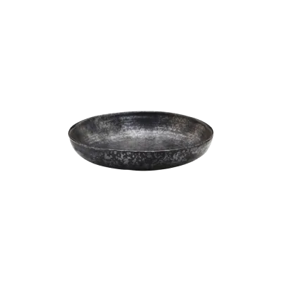 Pion dyb tallerken Ø19 cm - Sort/brun