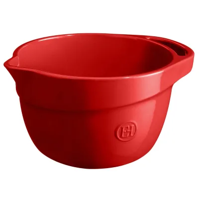Emile henry Røreskål (M) 3,5 liter, rød