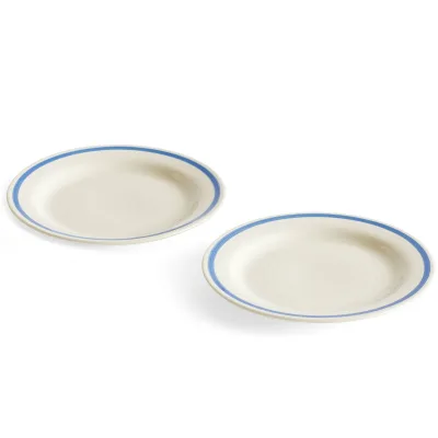 Hay Sobremesa tallerken 18,5 cm, 2-pack, blå