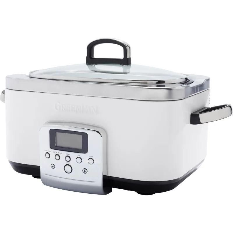 Greenpan Elite Slowcooker, cloud cream