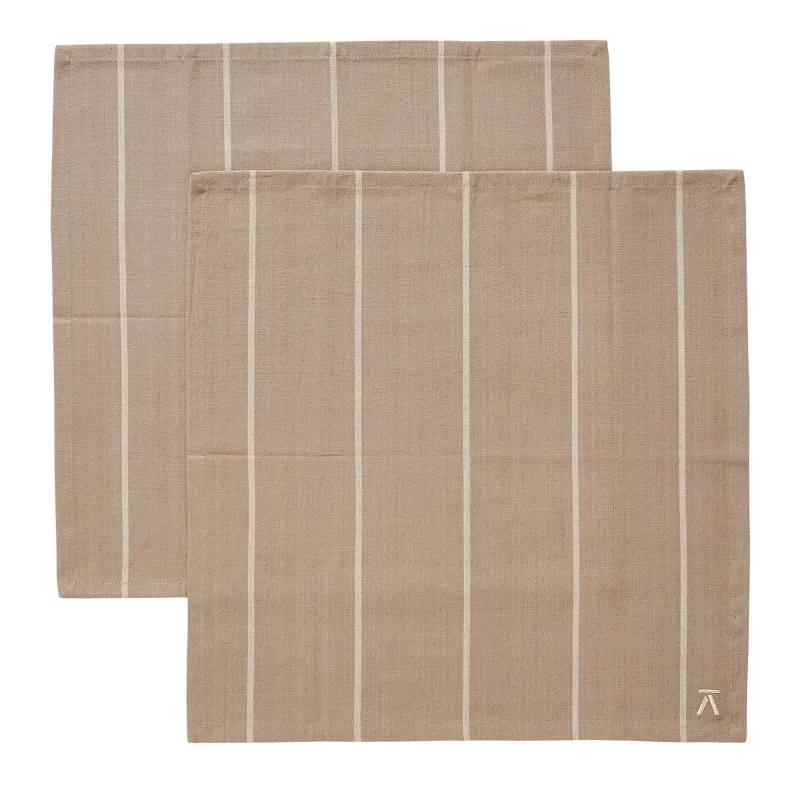 Andersen Servietter 45 x 45 cm 2 pak, beige