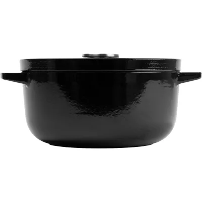 Kitchenaid Støbejernsgryde 22 cm/3,3 liter, onyx black
