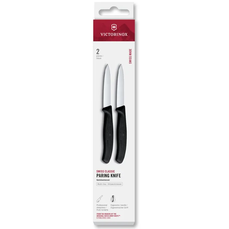 Victorinox Swiss Classic urtekniv 2 stk, sort