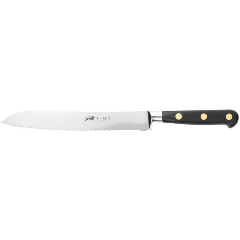 Lion sabatier Ideal brødkniv 20 cm. sort