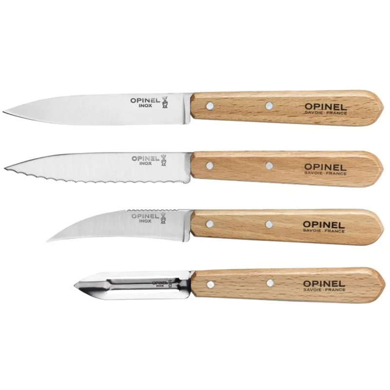 Opinel Essentials Urteknivssæt 4 dele Bøg