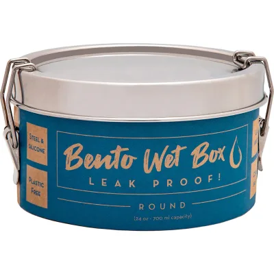 Eco lunchbox Bento Wet Box madkasse, rund