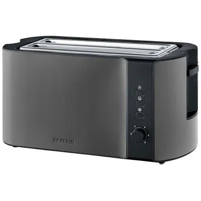 Severin AT 9341 brødrister 4 skiver, dark inox