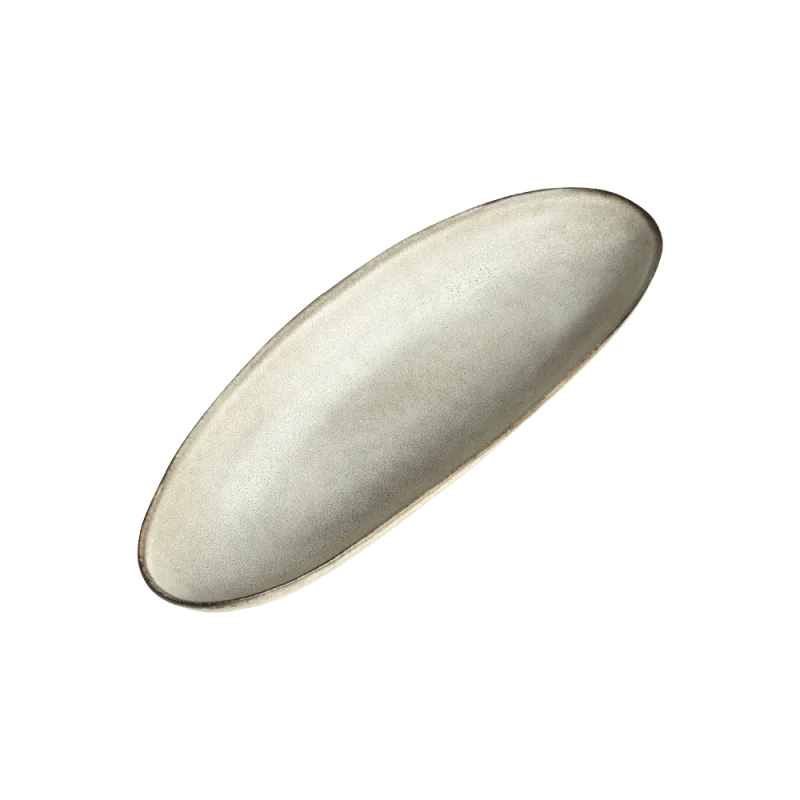 Mame langt ovalt fad 36,5 cm - Østers