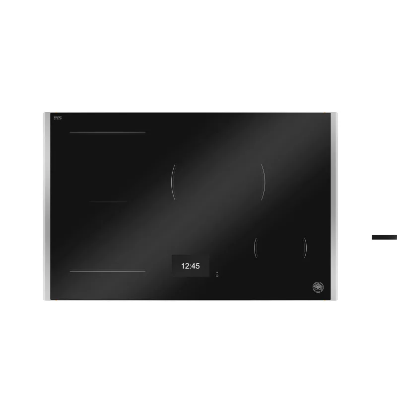 Bertazzoni P784I1M37XT Super-Premium induktionskogeplade 78 cm med stålramme, 4 zoner