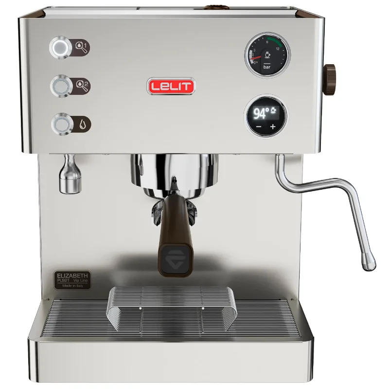 Lelit Elizabeth espressomaskine, rustfrit stål