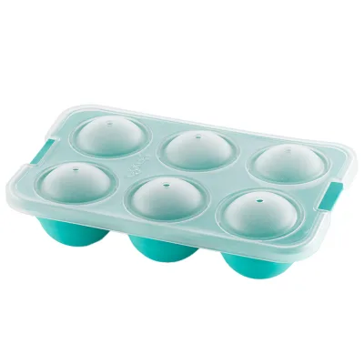 Lékué Isterningform XL, kugle, turkis