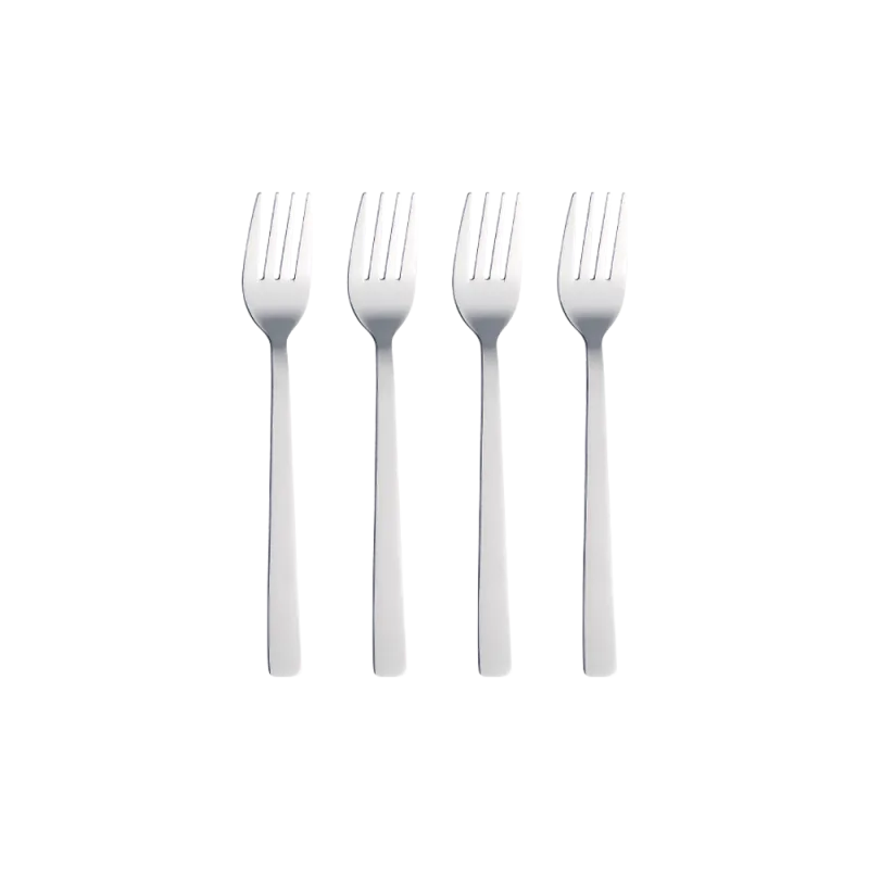 Raw gaffel 4-pak - Blank stål