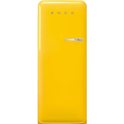Smeg FAB28LYW6 Køleskab Med Fryser 153cm Venstrehængt Gul