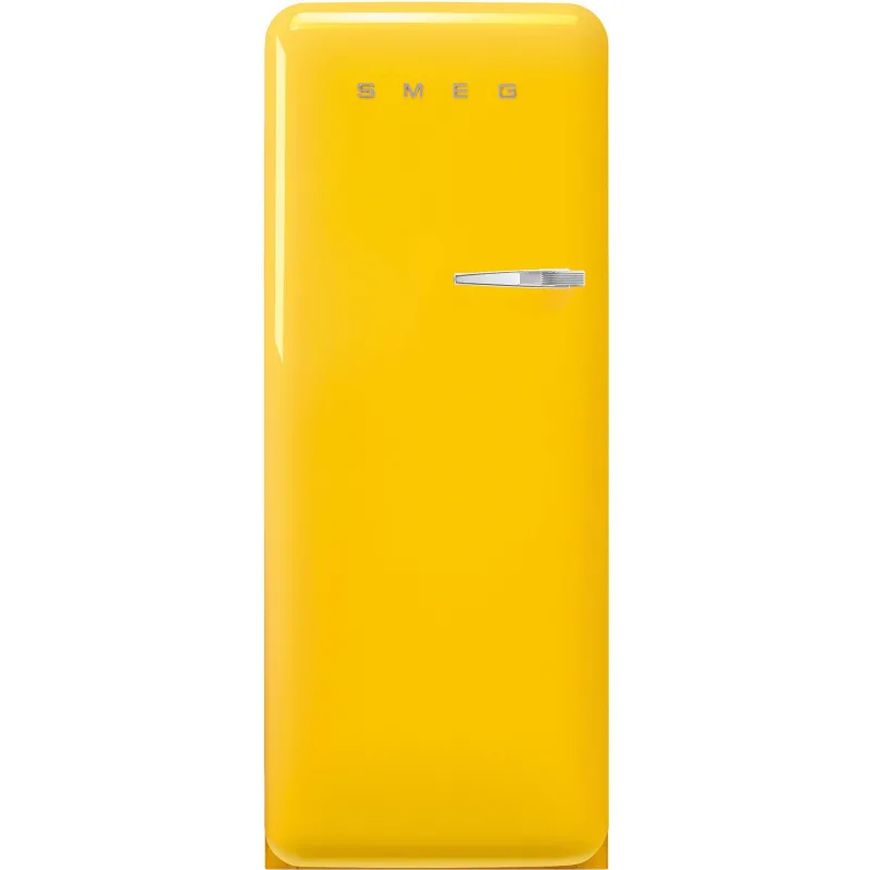 Smeg FAB28LYW6 Køleskab Med Fryser 153cm Venstrehængt Gul