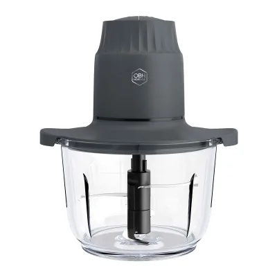 Obh nordica Choppeo minihakker 2 liter, sort/gennemsigtig