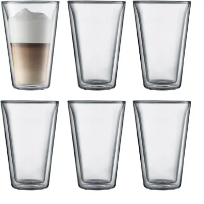 Bodum CANTEEN Dobbeltvægget glas, 6 stk. - 0,4 l