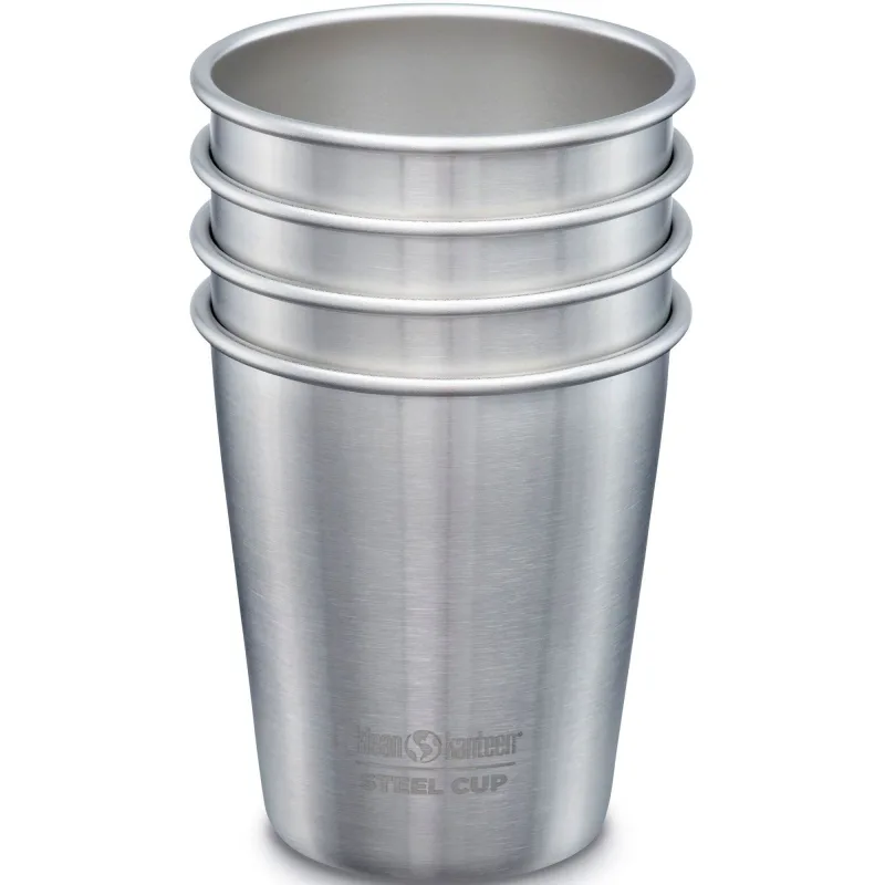Klean kanteen Stålkrus 296 ml. 4 stk.