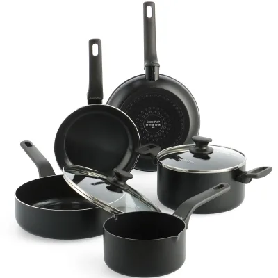 Greenpan Essence grydesæt 9 dele, sort