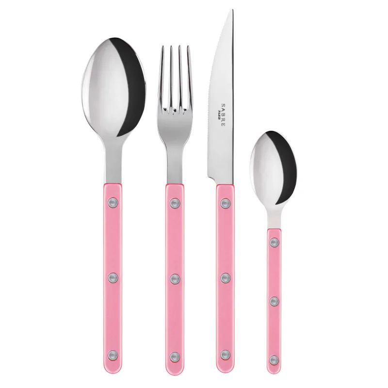 Sabre paris Sabre Bistrot Pearl Bestiksæt 4 dele, blød rosa