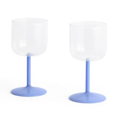 Hay Tint Vinglas Clear Jade L-Blue 2 stk