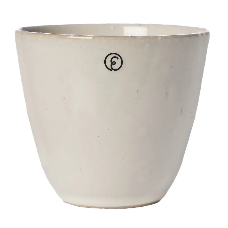 Ernst Krus uden hank 8cm, naturhvid