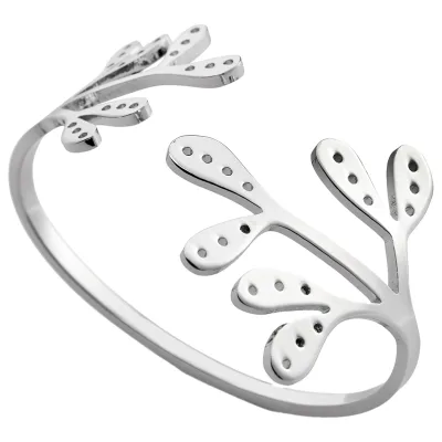 Cooee design Mistletoe servietring, stål, 2 stk.