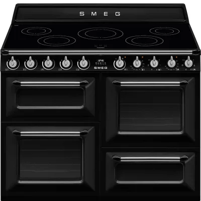 Smeg TR4110IBL2 Victoria komfur med 3 ovne 110 cm, sort