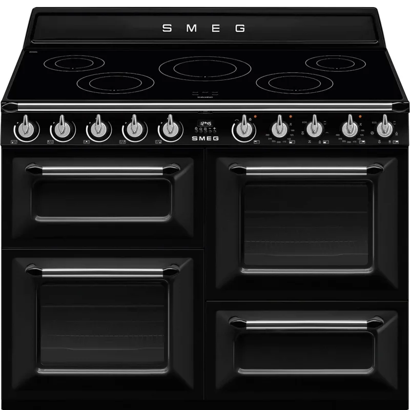 Smeg TR4110IBL2 Victoria komfur med 3 ovne 110 cm, sort