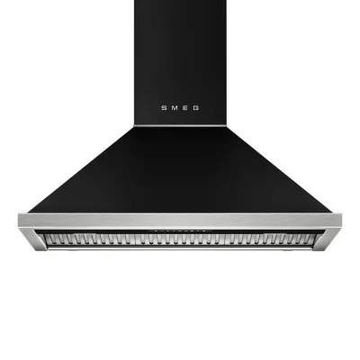 Smeg Portofino KCU94AN vægmonteret emhætte 90 cm, antracit