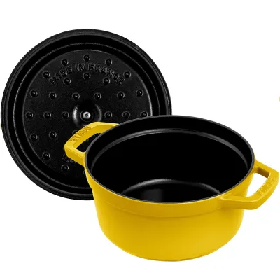 Staub La Cocotte rund støbejernsgryde 20 cm / 2,2 l, citron