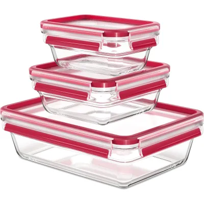 Tefal FRESH MasterSeal madbokse 0,55/1,0/2,3 liter, 3 stk.