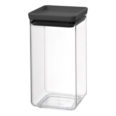 Brabantia Tasty+ opbevaringsbeholder 1,6 liter, mørkegrå