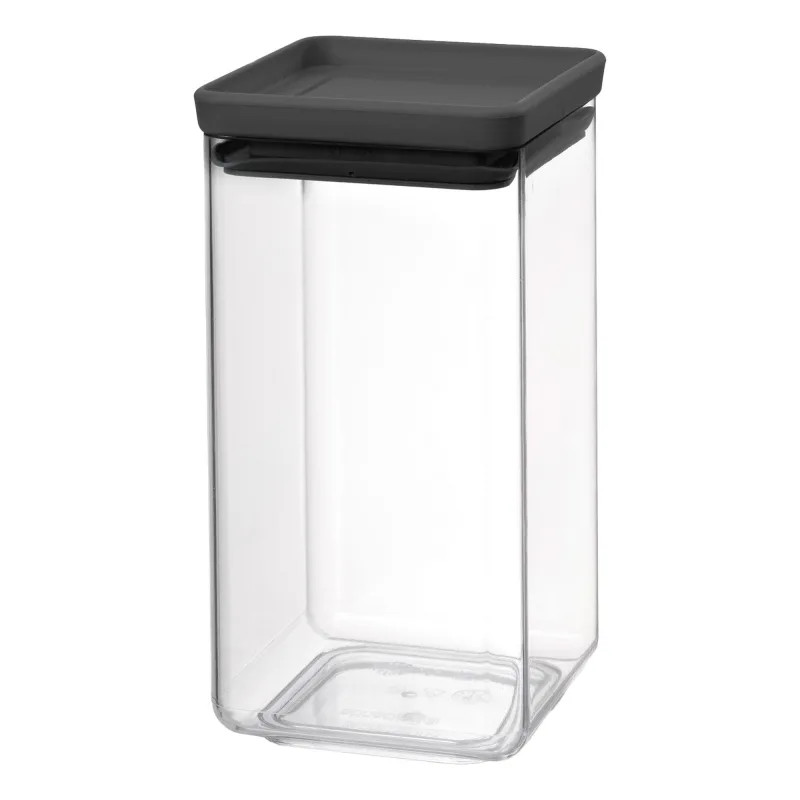 Brabantia Tasty+ opbevaringsbeholder 1,6 liter, mørkegrå