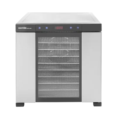 SousVideTools® Dehydrator m. 10 bakker (Rustfri stål)