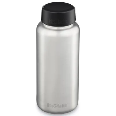 Klean kanteen Wide flaske 1182 ml, brushed stainless steel