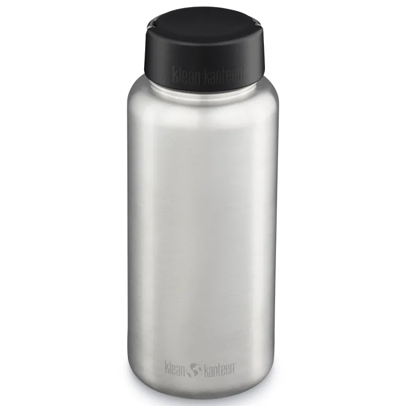 Klean kanteen Wide flaske 1182 ml, brushed stainless steel