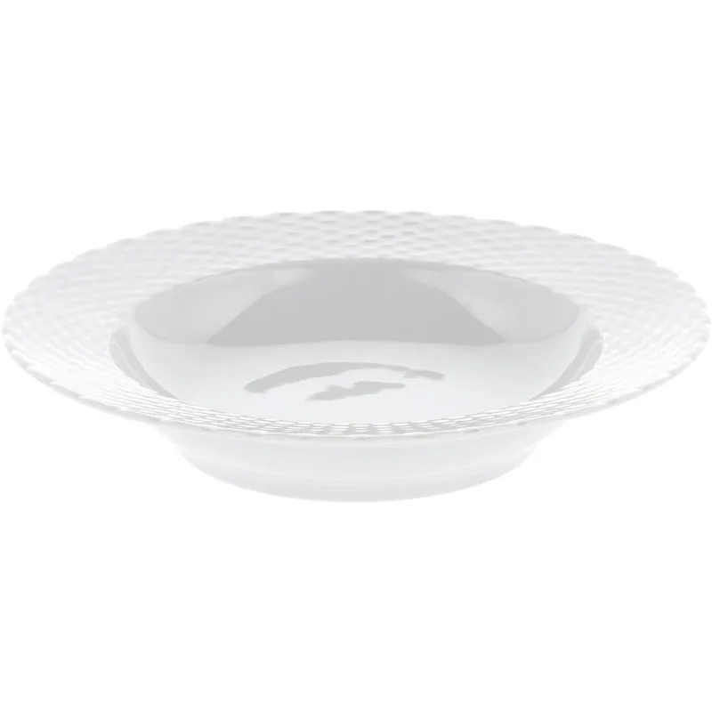 Pillivuyt Basket dyb tallerken 23 cm, 60 cl, hvid