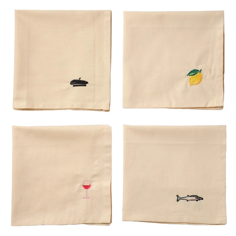 Midnatt Servietter til frokost 40x40 cm 4-pack