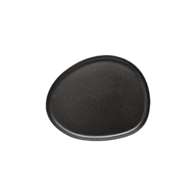 Raw Organic frokosttallerken - Titanium Black