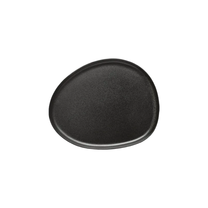 Raw Organic frokosttallerken - Titanium Black