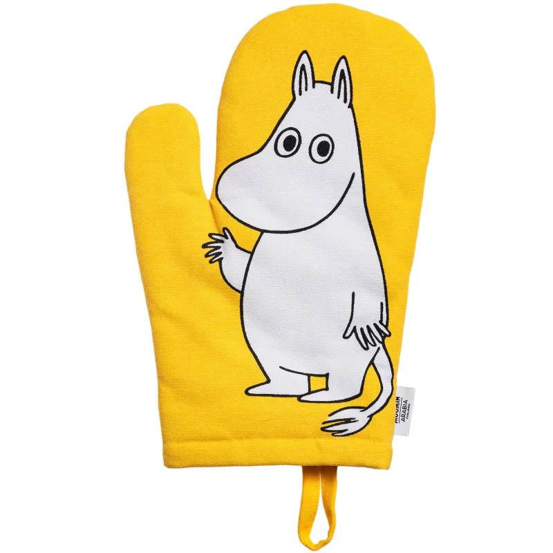 Moomin arabia Mumitrolden ovnhandske 14×28 cm, gul