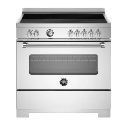 Bertazzoni MAS95I1EXT2 Master induktionskomfur 90 cm med 5 zoner og 1 ovn, rustfrit stål