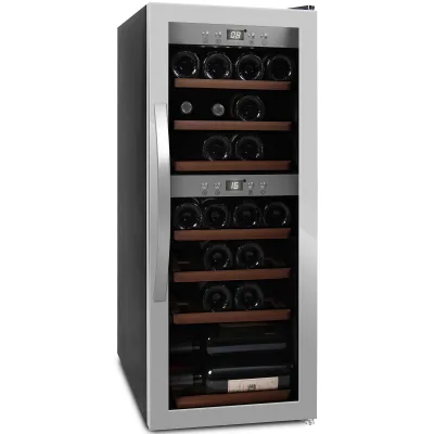 Mquvée WineExpert 38 vinkøleskab, rustfrit stål