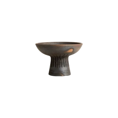 Fire skål S på fod 18 cm