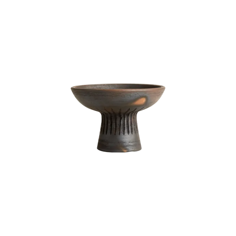 Fire skål S på fod 18 cm