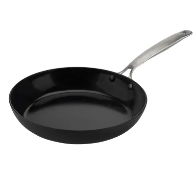 Combekk Stegepande med stålhåndtag Ø28 cm, sort